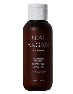 Восстанавливающий шампунь с аргановым маслом Rated Green Real Argan Repairing Shampoo 100 мл 210270 фото