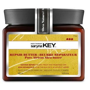 Відновлююча маска Saryna Key Damage Repair Pure African Shea Butter 500 мл 7006 фото