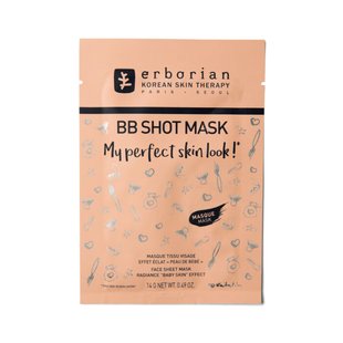 Тканевая маска для лица Erborian BB Shot Mask 14 г 6AA30188 фото