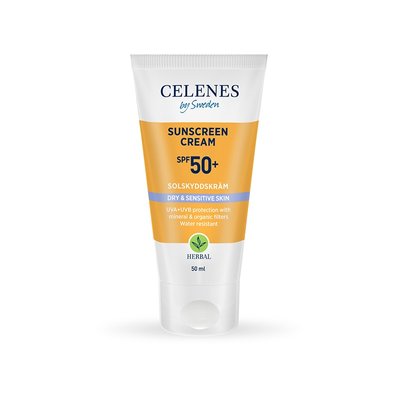 Солнцезащитный крем для сухой и чувствительной кожи Celenes Sunscreen Cream SPF 50+ Dry&Sensitive 50 мл 5160176 фото