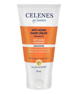 Антивіковий крем для рук з обліпихою Celenes sea buckthorn anti-aging hand cream unscented 75 мл 5160081 фото