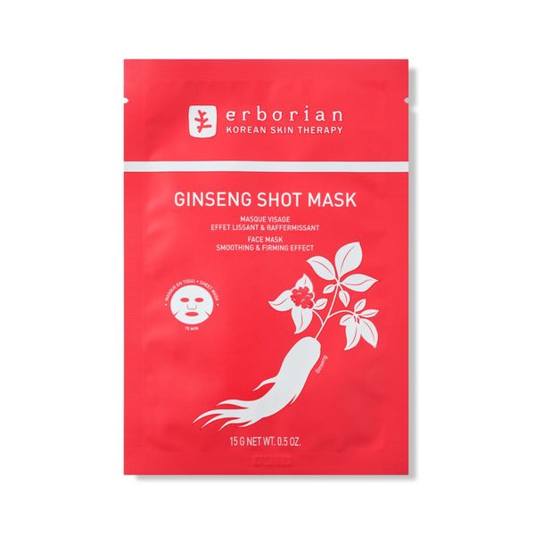 Відновлююча тканинна маска «Женьшень» Erborian Ginseng Infusion Mask 15 г 6AA10187 фото