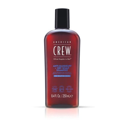 Шампунь для волос American Crew Anti-Dandruff + Dry Scalp Shampoo 250 мл 8432225131887 фото