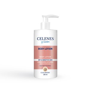 Лосьйон для тіла з морошкою для сухої та чутливої шкіри Celenes cloudberry body lotion unscented 200 мл 5160076 фото