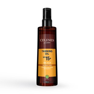 Олія для засмаги Celenes Tanning Oil SPF15 200 мл 5160170 фото