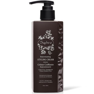 Омолоджуючий крем для укладки волосся Saphira Design Rejuvenating Styling Cream 250 мл 12481 фото