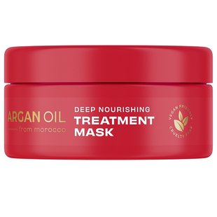 Поживна маска з аргановим маслом Lee Stafford Argan Oil from Morocco Deep Nourishing Treatment Mask 200 мл LS4640 фото