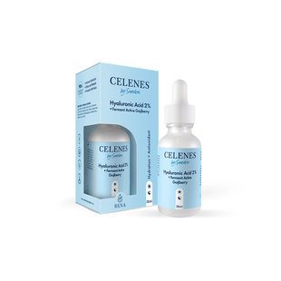 Зволожуюча сиворотка з гіалуронової кислотою Celenes celenes hyaluronic acid 2% + ferment active gojiberry 30 мл 5180100 фото