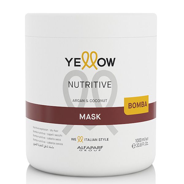 Поживна маска для волосся Yellow Nutrive Argan & Mask Coconut 1000 мл 9994 фото
