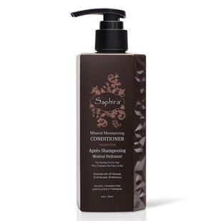 Кондиціонер для зволоження волосся Saphira Hydration Mineral Moisturizing Conditioner 250 мл 12460 фото