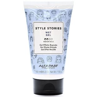 Гель для укладки з ефектом мокрого волосся Alfaparf Milano Style Stories Wet Gel 7822 фото