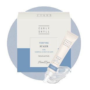 Очисний пілінг для нормальної та жирної шкіри голови Curly Shyll Purifying Scaler for Normal and Oily Scalps 12 шт 14015 фото