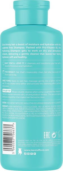 Безсульфатный увлажняющий шампунь Lee Stafford Moisture Burst Hydrating Shampoo 250 мл LS6637 фото