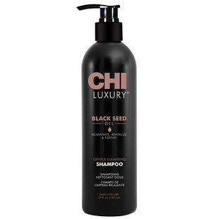 Ніжний шампунь з маслом чорного кмину CHI Luxury Black Seed Oil Gentle Cleansing Shampoo 739 мл 2986 фото