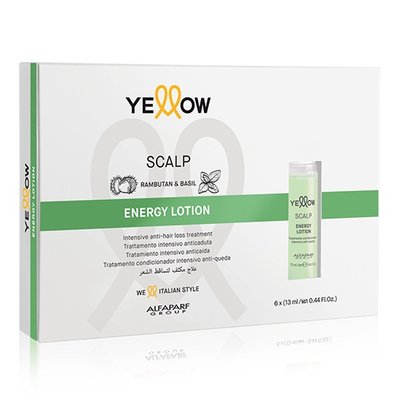 Енергетичний лосьйон проти випадіння волосся Yellow Scalp Energy Lotion 6 шт. * 13 мл 14962 фото
