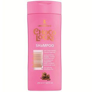 Шампунь для гладкости и блеска волос с экстрактом какао Lee Stafford Choco Locks Shampoo 250 мл 2934 фото