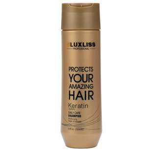 Кератиновий шампунь для домашнього догляду Luxliss Keratin Daily Care Shampoo 250 мл 10455 фото