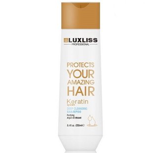 Очищающий шампунь на основе кератина Luxliss Keratin Deep Cleansing Shampoo LS19716 фото