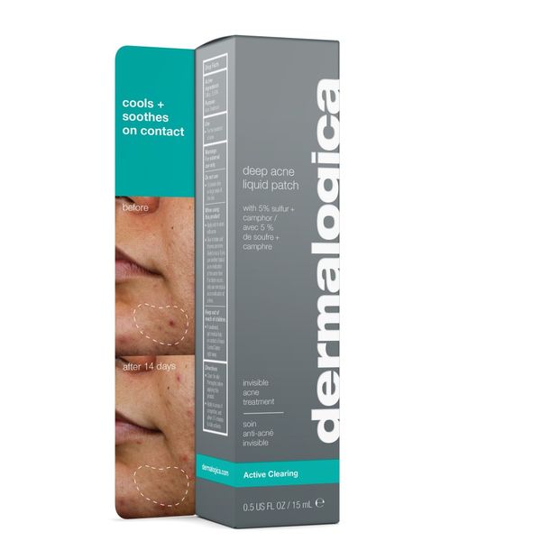 Рідкий пластир для лікування акне Dermalogica Deep Acne Invisible Liquid Patch 15 мл 111462 фото