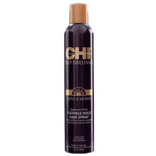 Лак для волосся рухомої фіксації CHI Deep Brilliance Finish Flexible Hold Hair Spray 4493 фото