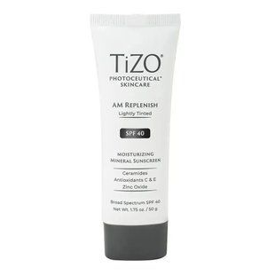 Денний поживний крем з легким відтінком Tizo AM Replenish Lightly Tinted SPF 40 50 мл 108 фото