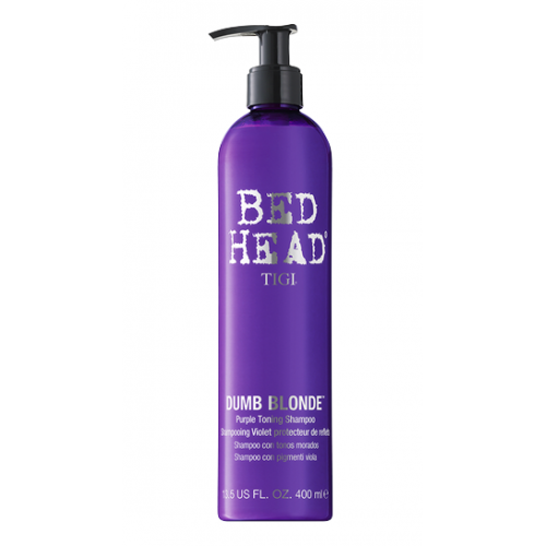 Фіолетовий тонізувальний шампунь для нейтралізації жовтизни Tigi Bed Head Dumb Blonde Purple Toning Shampoo 3148 фото