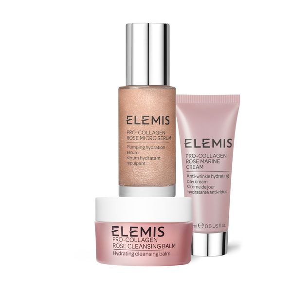 Трио фаворитов для наполнения и увлажнения кожи с Розой Elemis Kit: All About Rose Discovery 87693 фото