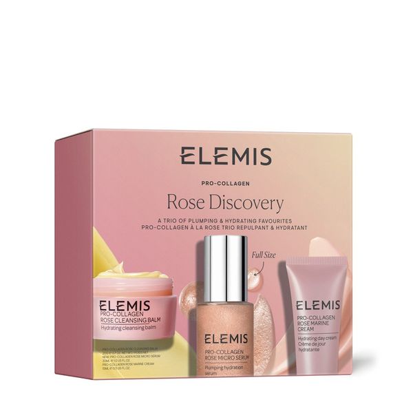 Трио фаворитов для наполнения и увлажнения кожи с Розой Elemis Kit: All About Rose Discovery 87693 фото