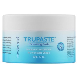 Матова текстуруюча паста для волосся середньої фіксації Mediceuticals Trupaste Texturizing Paste 50 мл 55007 фото