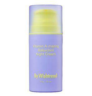 Нічний крем з ретинолом та бакучіолом BY WISHTREND Vitamin A-mazing Bakuchiol Night Cream 30 мл 2033219 фото