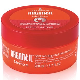 Поживна маска з аргановою олією Lee Stafford Arganoil Deep Nourishing Treatment 200 мл LS0198 фото