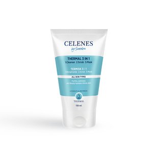 Термальна очищуюча пілінг-маска 3в1 Celenes thermal 3in1 cleanser-peeling-mask 150 мл 5160072 фото